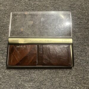 Brown Men's Bifold Vertical‎ Wallet Card Holder Real Full Grain Cowhide Skin